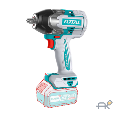 Гайковерт Total TIWLI2085 (с 2-мя АКБ. кейс)46273